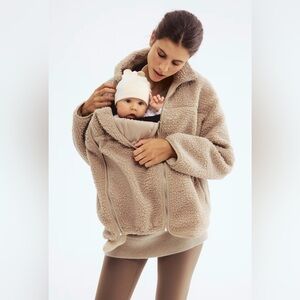 NWT Mama Before & After Babywearing Fleece Jacket